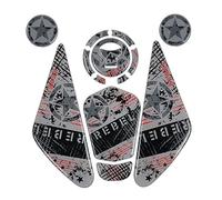 pour Retro CM300Rebel 500 CMX300 CMX500 3D Moto Réservoir De Carburant Pad Autocollant Stickers Protecteur Accessoires