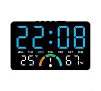 pour réveil Électronique ABS pour affichage Date pour jour Semaine Confort(Blue)