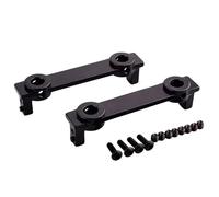Pour Rgt Pour Rock Pour Cruiser 86100 1/10 Métal Assembler Pare-chocs Avant Arrière Protection Latérale RC Chenille Accessoires De Mise À Niveau RC Voitures Modèles(Black,1SET)