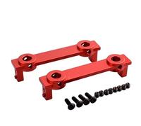 Pour Rgt Pour Rock Pour Cruiser 86100 1/10 Métal Assembler Pare-chocs Avant Arrière Protection Latérale RC Chenille Accessoires De Mise À Niveau RC Voitures Modèles(Red,1SET)