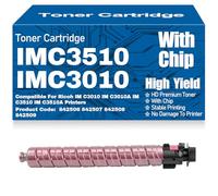 Pour Ricoh IMC3510 IMC3010 Cartouches de toner Toner noir jaune magenta et cyan haute capacité compatible IM C3510 C3010 Pour Ricoh IM C3010 IM C3010A IM C3510 IM C3510A,Magenta-IM C3510 C3010