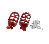 Pour Rieju Pour MRT Pour Pro Accessoires De Moto Repose-pieds Pédales Pieds Cale Pied(Red)