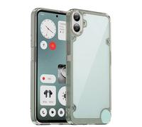 Pour Rien Cmf Téléphone 1 Étui Rien Cmf Téléphone 1 Couverture De Luxe Clair Pc+Tpu Antichoc Téléphone Couverture Arrière Pour Rien Cmf Téléphone 1.Gray.Nothing Cmf Phone 1