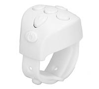 pour Ring Clicker, Tourneur de Page sans Fil, Selfie Bluetooth Remote Control Ring, One Key Remote Control, High Energy Low Power, Stable Connection (Blanc)