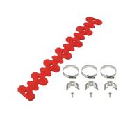 Pour RMZ250 Pour RMZ400 Pour RMZ450 Pour RMX250 Pour RMX400 400mm/220mm Bouclier Thermique D'échappement Protecteur De Silencieux(400mm Red)