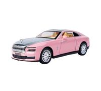 pour Rolls-Royce Luxury Car 1/32 Modèle en Alliage Moulé sous Pression Simulation Son Et Lumière Collection Commémorative(Pink)
