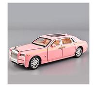 pour Rolls Royce Phantom 1 32 Simulation Modèle Voiture Alliage Moulé sous Pression Collection Son Lumière Enfants Jouets Voiture Miniature De Collection(Rose)