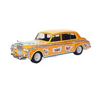 pour Rolls Royce Phantom V 1964 Yellow Float Simulation Alloy Car Model Collection 1 18