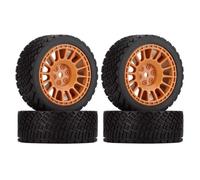 pour Rolly XV02 pour TT01 LCPTG FW06 1/10 Pièces Rechange Voiture RC 4 Jantes Décoratives Caoutchouc avec Axe Hexagonal 12 Mm Pneus 68 Rc Jouets Accessoires