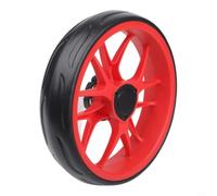 pour roue Chariot Golf Terrain 25,5cm Axe 10mm pour roue Chariot | pour semelle terrain, traction stable, herbe et surfaces mouillées, adhérence maximale, sécurité(Red)