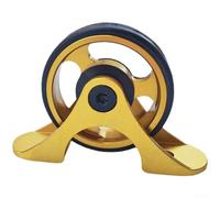 pour roue de Guidage en Alliage d'Aluminium pour Garde-Boue Pliable | Design pliable compact, gain de place, portable, pour facile Ã pour ranger, idÃ©al pour et stockage(gold)