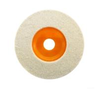 pour roue de Polissage en pour laine 4 Pouces 100 mm pour roue | Disque à Poncer et Meuler pour Acier Inoxydable, Verre, Marbre et Céramique, pour accessoire pour Outils Électriques