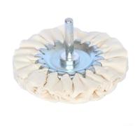 pour roue de Polissage en Tissu 4 Pouces Acier pour roue de | 16 couches de pour coton, refroidissement optimal, fini brillant, pour idéal pour métaux et plastiques