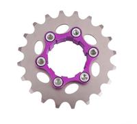 pour Roue Libre Vélo 17T Acier Résistant à la Chaleur Fixe | Alliage aluminium pour robuste, finition anodisée, compatible moyeu pour hg, idéal ville et trajet quotidien