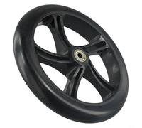 pour roue Scooter 200mm Largeur 32.5mm 5 Rayons Noire pour | Polyuréthane , supérieur, pour usure lente, couleur noire, durée de vie prolongée(5 Spokes Wheel)