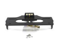 pour Royal pour Enfield pour Meteor 350 2020-2024 Support Plaque D'immatriculation pour Moto Éclairage LED Éliminateur Garde-Boue Arrière Moto Supports Plaque D'immatriculation Supports
