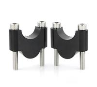 pour RS 650 pour Superdual pour SD 650 pour Superdual Moto 1 1/8" 28mm Réhausseurs Guidon Montage sur Barre CNC Billet Riser Rehausseur Guidon Moto(Black Riser 30mm)