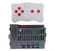 Pour Rx30 24 V Récepteur et télécommande Kit Véhicules électriques pour enfants Fonction Soft Start 2,4 g Contrôle ABS Boîtier de rechange pour jouets Voitures Kit complet Noir (télécommande)