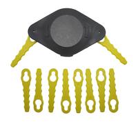 Pour Ryobi 1 tête de coupe avec lame en plastique RAC155 lame de rechange en plastique tondeuse à gazon tête de coupe de gazon désherbage débroussailleuse pièces-1 Set