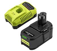 pour Ryobi 18V Batterie Remplacement pour Ryobi Batterie 18V 5.5Ah Compatible pour P108 P107 P122 P104 P105 P102 RB18L50 RB18L40 RB18L25 RB18L15 RB18L13 avec LED indicateur Catastro