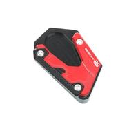 pour S&uzu&ki GSX-8S GSX8S GSX 8S 2023-2024 Moto CNC Béquille Pied Béquille Latérale Extension Pad Support Plaque Pédale Repose-Pieds(Red-4)