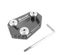 pour S1000R S1000 RS 1000R 2014-2016 Moto CNC Béquille Pied Extension Latérale Plaque De Support Agrandir Le(Titanium)