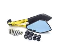 Pour S1000RR K1200S R1200ST K1600 HP2 Sport F800GT F800ST Universel 8mm 10mm Moto CNC En Alliage D'aluminium Rétroviseur(Or)