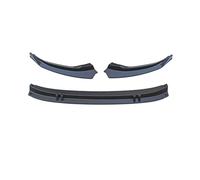 pour S3 pour A3 pour S-Line pour 8y 2020-2021 Diffuseur Avant Diffuseur Abs Brillant Noir Pare Chocs Avant Lèvre Carrosserie Kit Accessoires Voiture(Matt Black)