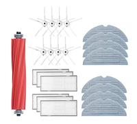 Pour S7 T7S T7S Plus Brosse latérale principale, serpillères, chiffons, filtre HEPA, kit d'accessoires pour aspirateur robotique