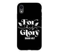 pour Sa Gloire - Ésaïe 43:7 - Message Spirituel Coque pour iPhone XR