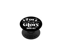 pour Sa Gloire - Ésaïe 43:7 - Message Spirituel PopSockets PopGrip Adhésif