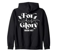 pour Sa Gloire - Ésaïe 43:7 - Message Spirituel Sweat à Capuche