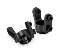 Pour Sakura 1/10 Alliage D'aluminium Avant Et Arrière Pour Porte Fusées Direction Universels, Pièces Et Accessoires De Voiture RC Drift Remplacement Et Utilisation RC Coupelle Direction(Black)