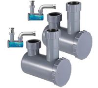 Pour salle de bain, salon de coiffure, évier de 3,8 cm, joint étanche, capuchon amovible, installation facile, 2 pièges à cheveux pour évier de shampooing