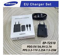 pour Samsung 25w GaN Chargeur Cargador Mini Type C Charge rapide Chargeur PD adaptateur Galaxy A14 A16 A54 A55 S25 M35 Note 20 EU
