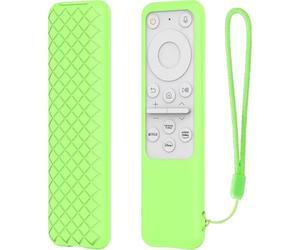 pour Samsung BP59-00149, étui de Protection en Silicone Souple pour la télécommande Solaire, étui Anti-poussière pour la Manette de la télévision Intelligente (Vert Fluorescent)