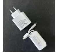 pour Samsung - chargeur Super rapide d'origine 45w,adaptateur ue US PD Type C Z Fold7 Z Flip7 S25 Edge S25 S24 S23 S22 A56 A36 Tab