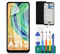 Pour Samsung Galaxy A21s Écran de remplacement pour Samsung A21s LCD Écran LCD A217 SM-A217F Tactile Digitizer Assemblée SM-A217M, SM-A217N Kits de réparation (noir avec cadre)