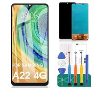 Pour Samsung Galaxy A22 4G Écran LCD pour Samsung A22 4G Écran de remplacement A225 LCD SM-A225F Assemblée Tactile Digitizer Assemblée SM-A225F/DS SM-A225M, SM-A225M/DS Kits de pièces de réparation