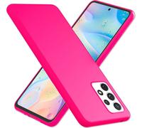 Pour Samsung Galaxy A33 - Housse silicone néon multicolore Antidérapante Fine Protection Couverture Rose