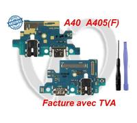 Pour Samsung Galaxy A40 A405(F) Platine connecteur de charge Alimentation USB Prise Audio Jack et Micro- Tactil Est