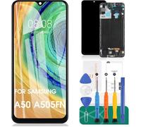 Pour Samsung Galaxy A50 A505 Écran LCD de remplacement A505F, SM-A505FN A505GN A505G Écran LCD Capteur Numériseur