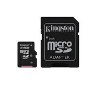 Pour SAMSUNG Galaxy J3 2016 : Carte 64 Go Classe 10 Micro Sd Hc + Adapt Sd Integral