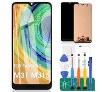 pour Samsung Galaxy M31 Ecran LCD pour Samsung M31 Ecran de Remplacement M315 LCD Display SM-M315F Touch Digitizer Assembly SM-M315F/DS Repair Kits(OLED,Support Figerprint Function)