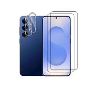 NOVAGO Compatible avec Samsung Galaxy S25 Plus 5G / Samsung Galaxy S25+ 5G - Pack de 4 Films vitre Verre trempé 2 Vitre pour écran (Trait Noir) et 2 pour l'objectif caméra arrière
