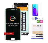 pour Samsung Galaxy S6 Edge G925 écran LCD,pour S6 Edge 2015 G925S G925A G925F G925I G925R4 G925W8 AMOLED LCD écran,S6 Affichage LCD écran Tactile Numériseur Verre Capteur Pièces De Rechange (Vert)
