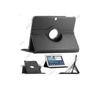 pour Samsung Galaxy Tab 3 10.1 GT-P5210, 10 pouces P5200 P5220 - Housse Coque Etui PU cuir rotatif avec support à rotation 360° + Film protection