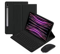 pour Samsung Galaxy Tab S9 SM-X710/SM-X716B/SM-X718U BT Souris Clavier avec Housse de Protection pour Samsung Galaxy Tab S9 (Black)