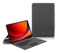 Pour Samsung Galaxy Tab S9 Ultra Housse en cuir avec support et clavier sans fil avec pav tactile et CLAVIER POUR TABLETTE TACTILE