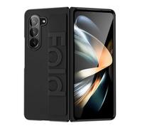 pour Samsung Galaxy Z Fold 5 5G Coque Silicone Grip Cover Poignée Protecteur Couverture pour Galaxy Z Fold4 Fold3 Arrière, Noir, pour Z Fold 4